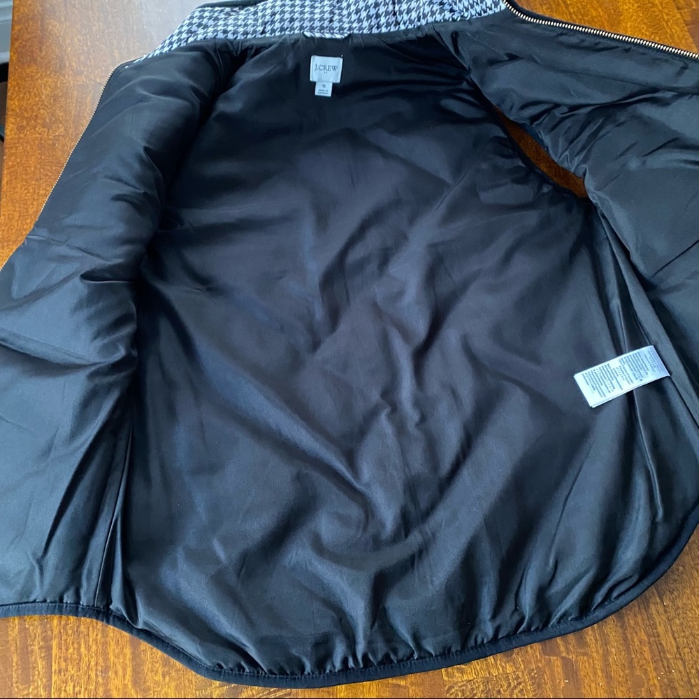 J Crew Houndstooth Puffer Vest - Picture 6 of 6